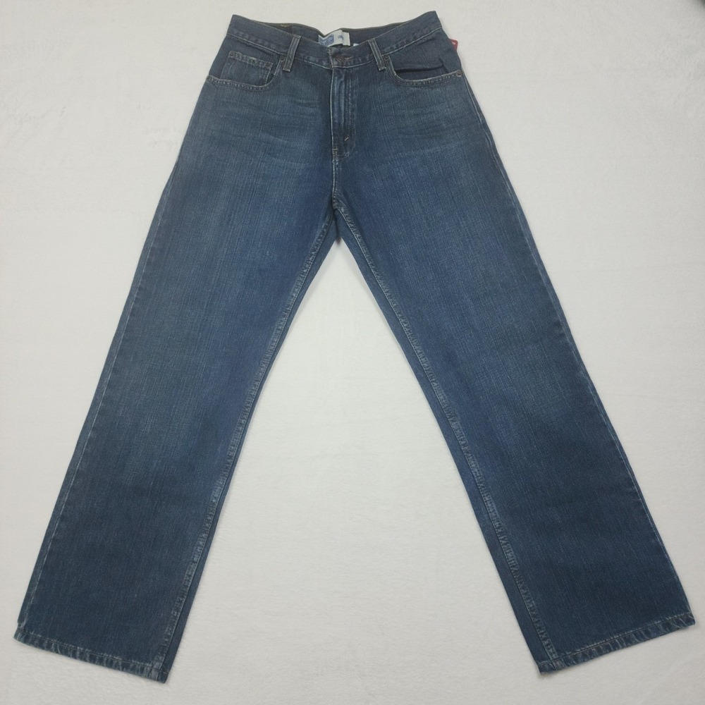 Signature By Levis Jeans Mens 30x32 Blue Loose Denim NWT